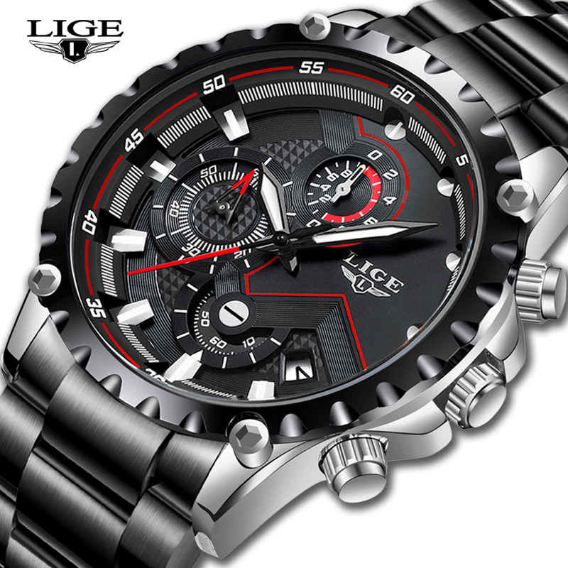 Luxury Watch All Brands - LIGE Top Marke Luxus Herren Mode