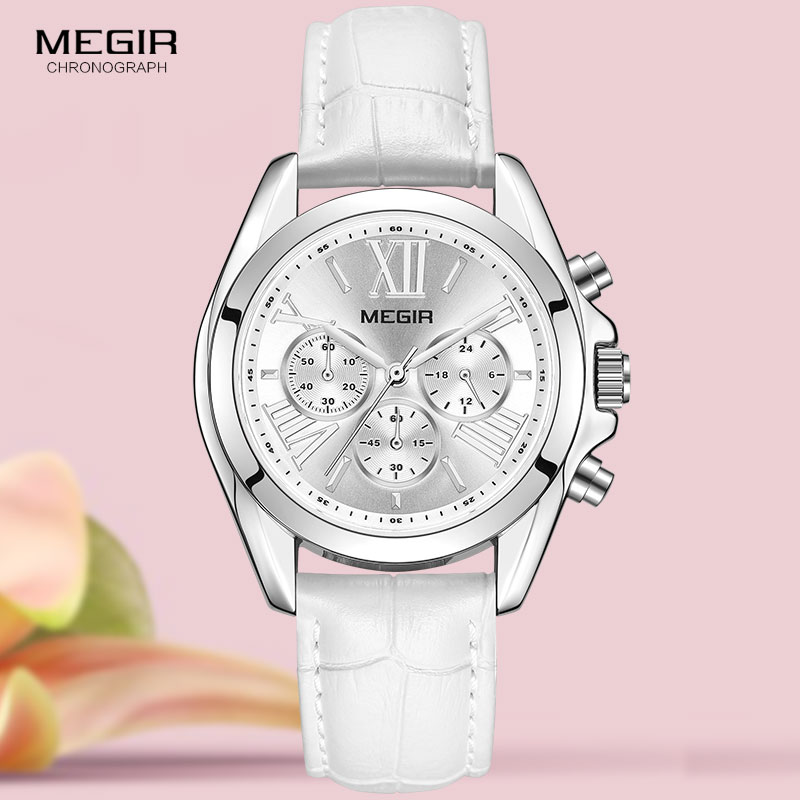 Luxury Watch Brand For Women - MEGIR2019 Neue Luxus Leder Uhr Frauen