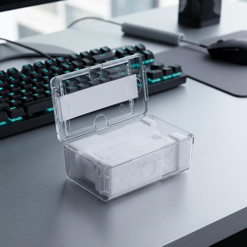 Luxury Watch Travel Case - Vintage Transparente Einzeluhrenbox für Herren Universelle