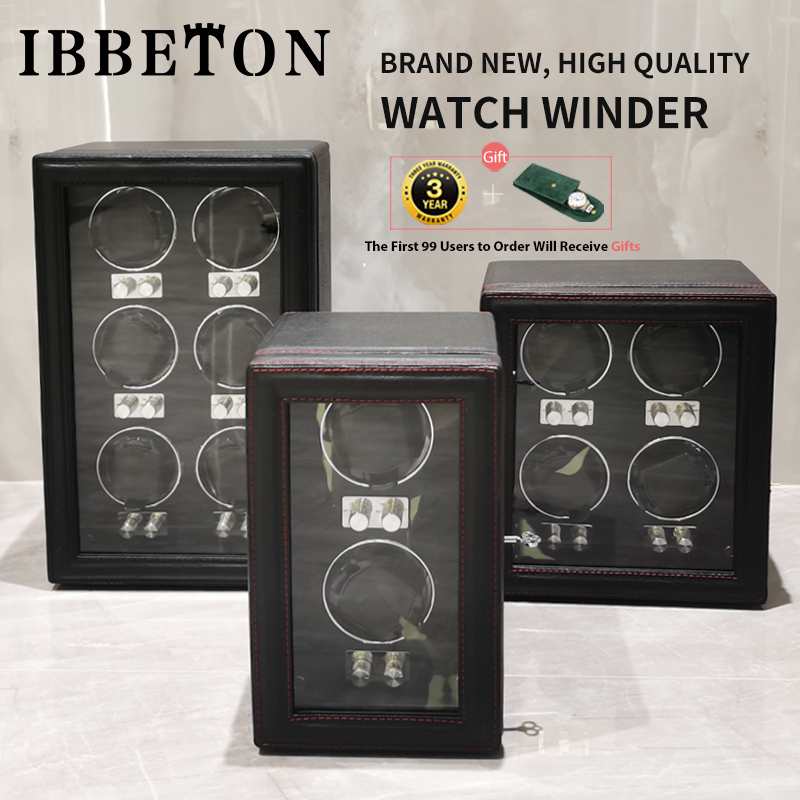 Luxury Watch Winder Box - Luxus Uhr Wickler leder automatische uhr
