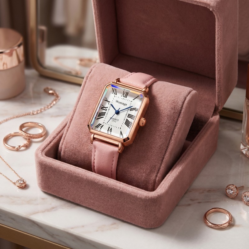 Luxury Watch Brand For Women - Modische rechteckige Quarzuhren für Damen, Luxusmarke,
