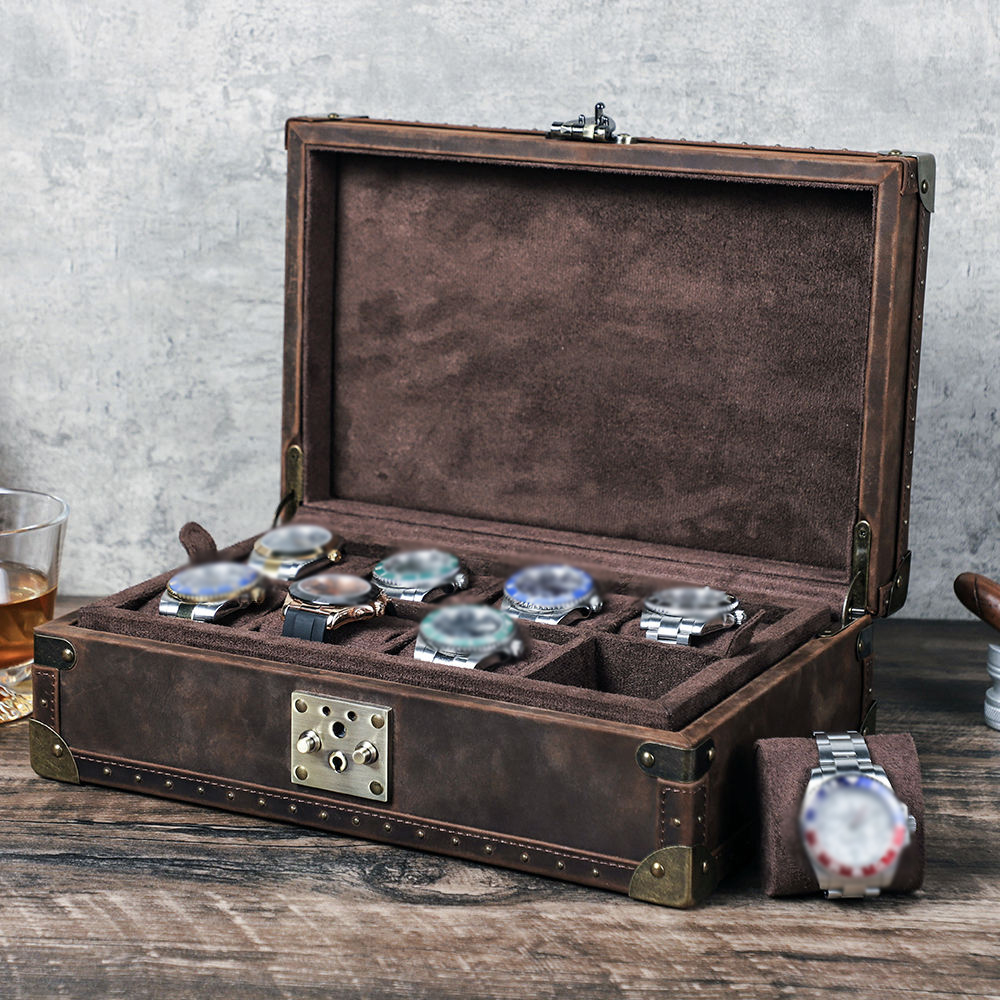 Luxury Watch Travel Case - CONTACT'S FAMILY 8 Leder Maßgefertigtes Uhrenetui