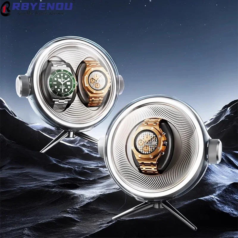 Luxury Watch Winder Box - Lunar Landing Series Uhrenbeweger, Uhrengehäuse, Box-Halter,