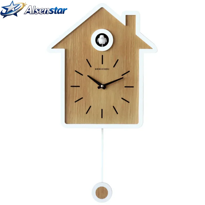Luxury Watch Wall Clock - Moderne Kuckucksuhr Pendel-Wanduhr Geräuschlose Uhren Luxuriöse