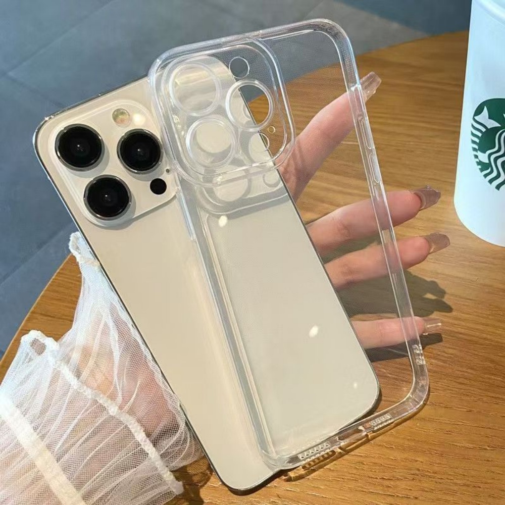 Luxury Watch Case - Einfache Luxus-Silikon-Kristallklare Handyhülle für iPhone 17