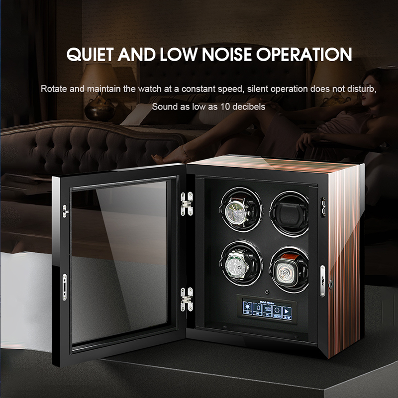 Luxury Watch Winder Box - Luxuriöser Safe für Uhrenbeweger mit automatischem