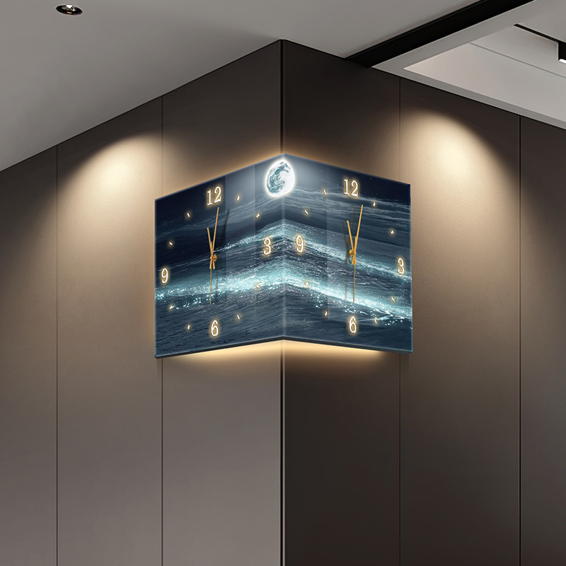 Luxury Watch Wall Clock - LED Digitale Wanduhren Luxus Restaurant Wohnzimmer