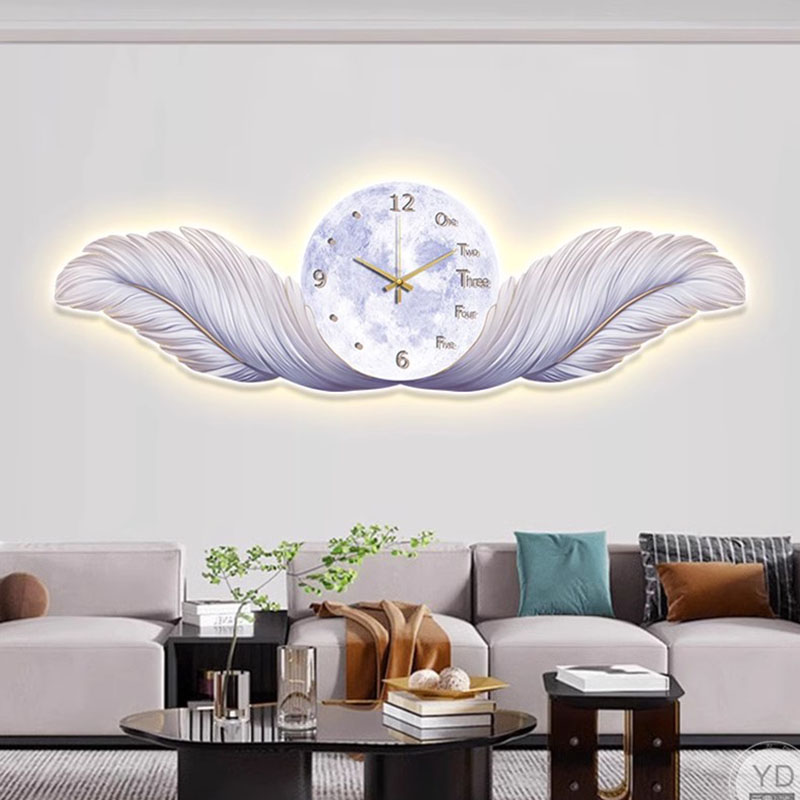 Luxury Watch Wall Clock - Ästhetische Moderne Wanduhren Digitale Luxus Holz