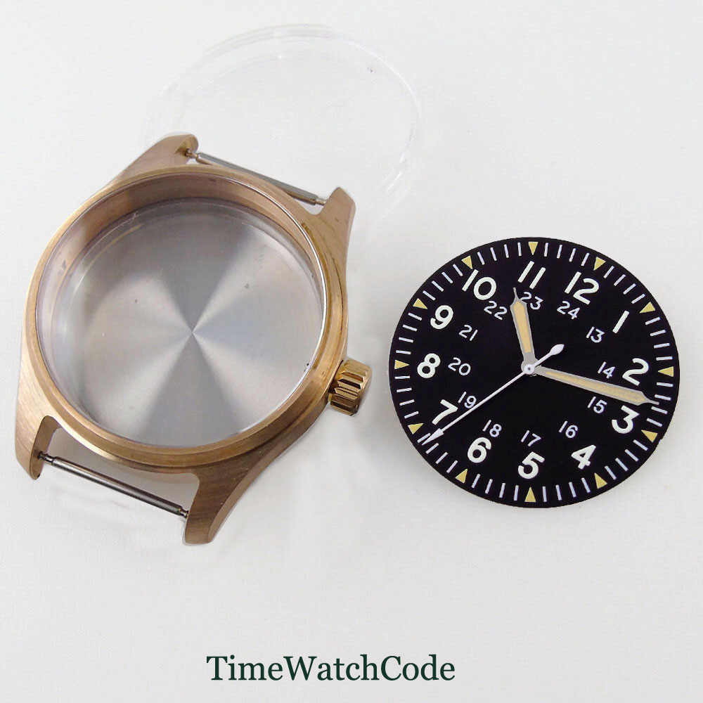 39 mm Pilot-Taucheruhrengehäus – Bronze Case Watch Bewertung und Preis