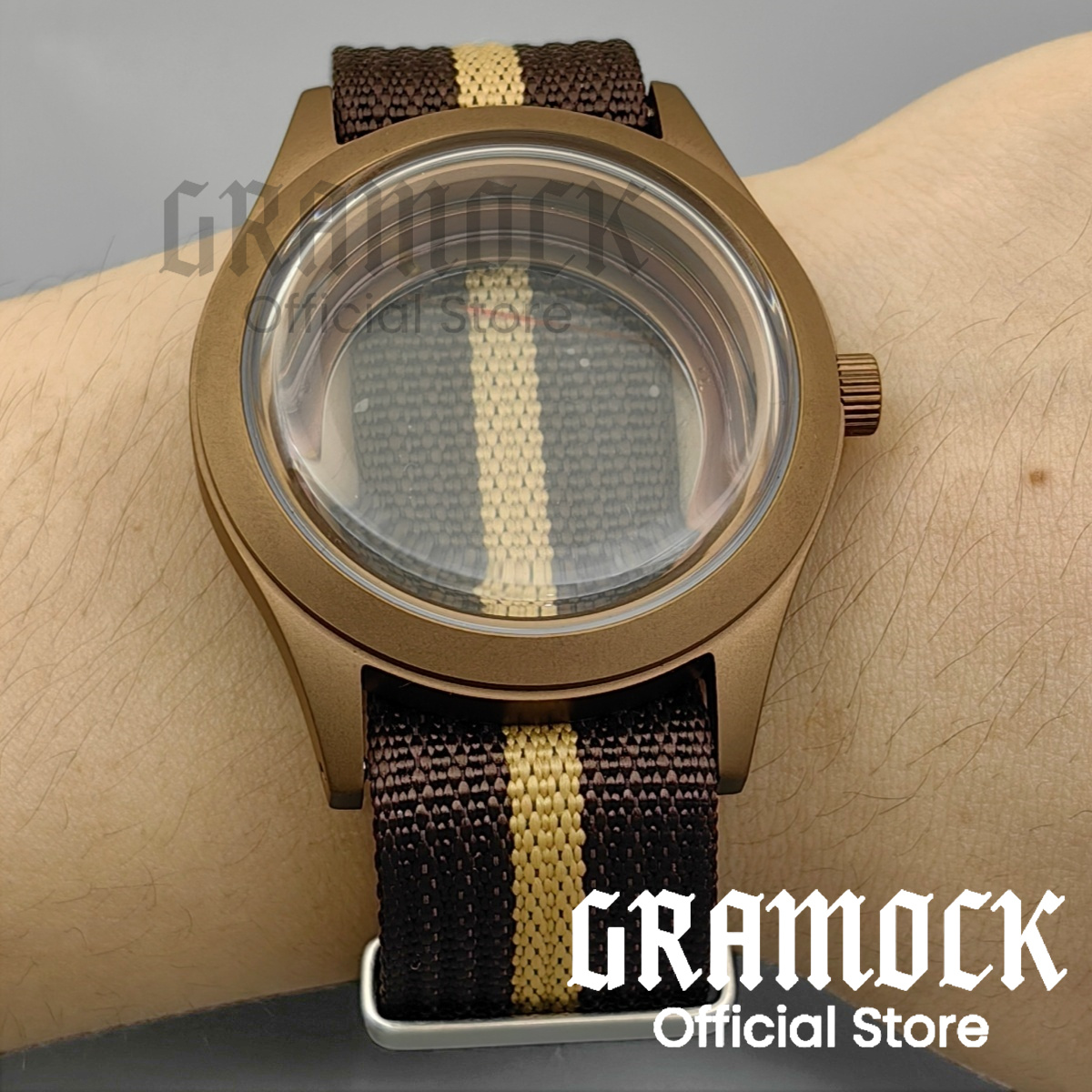 GRAMOCK 39 mm Uhrengehäuse für – Bronze Case Watch Bewertung und Preis