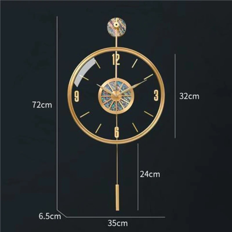 Legierung Muschel Wanduhr Stil – Luxury Watch Wall Clock Bewertung und Preis