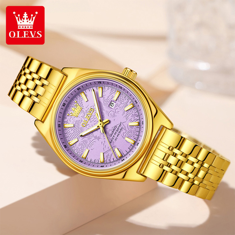 OLEVS Marke Luxus Gold Uhr Für – Luxury Watch Brand For Women Bewertung und Preis