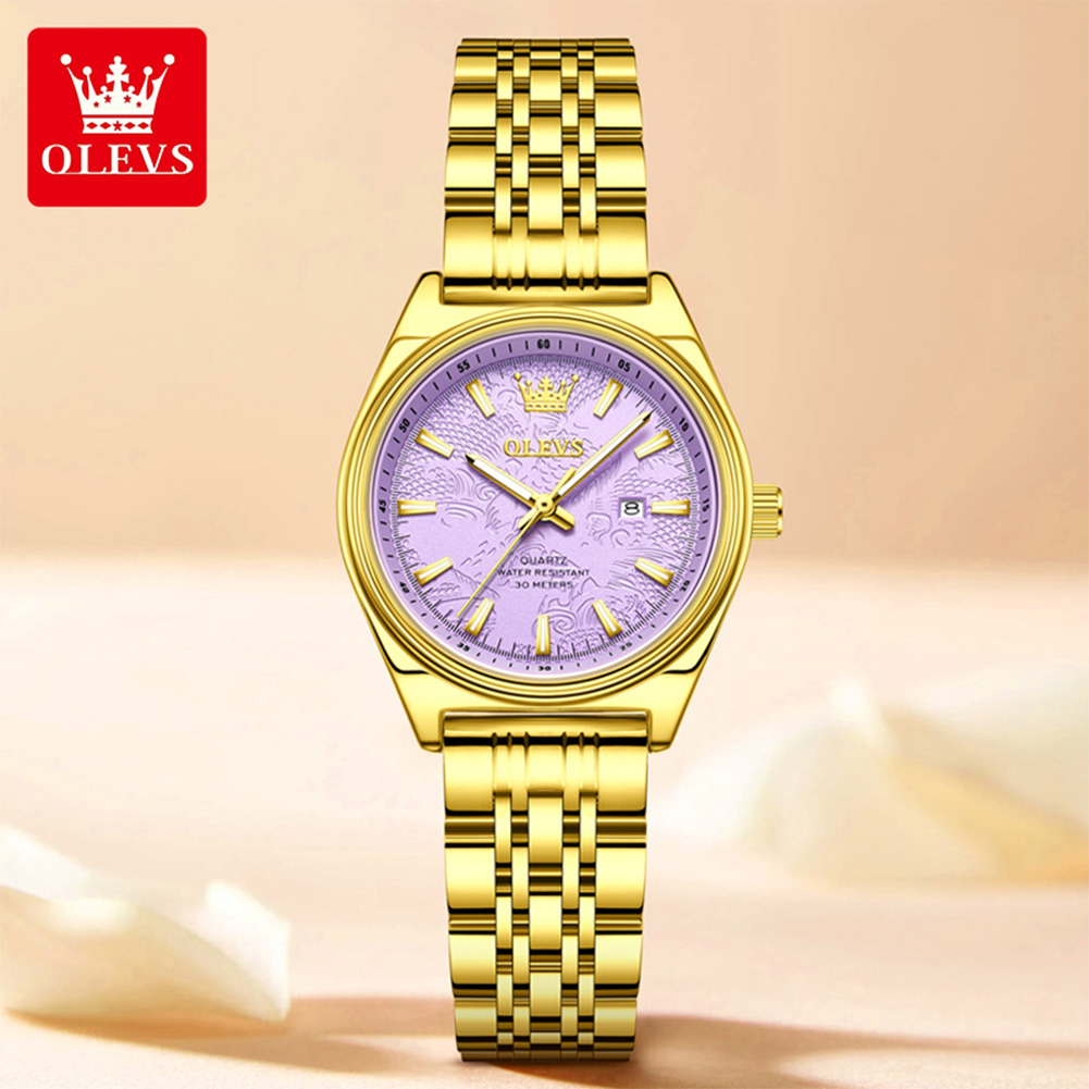 OLEVS Marke Luxus Gold Uhr Für – Luxury Watch Brand For Women Bewertung und Preis