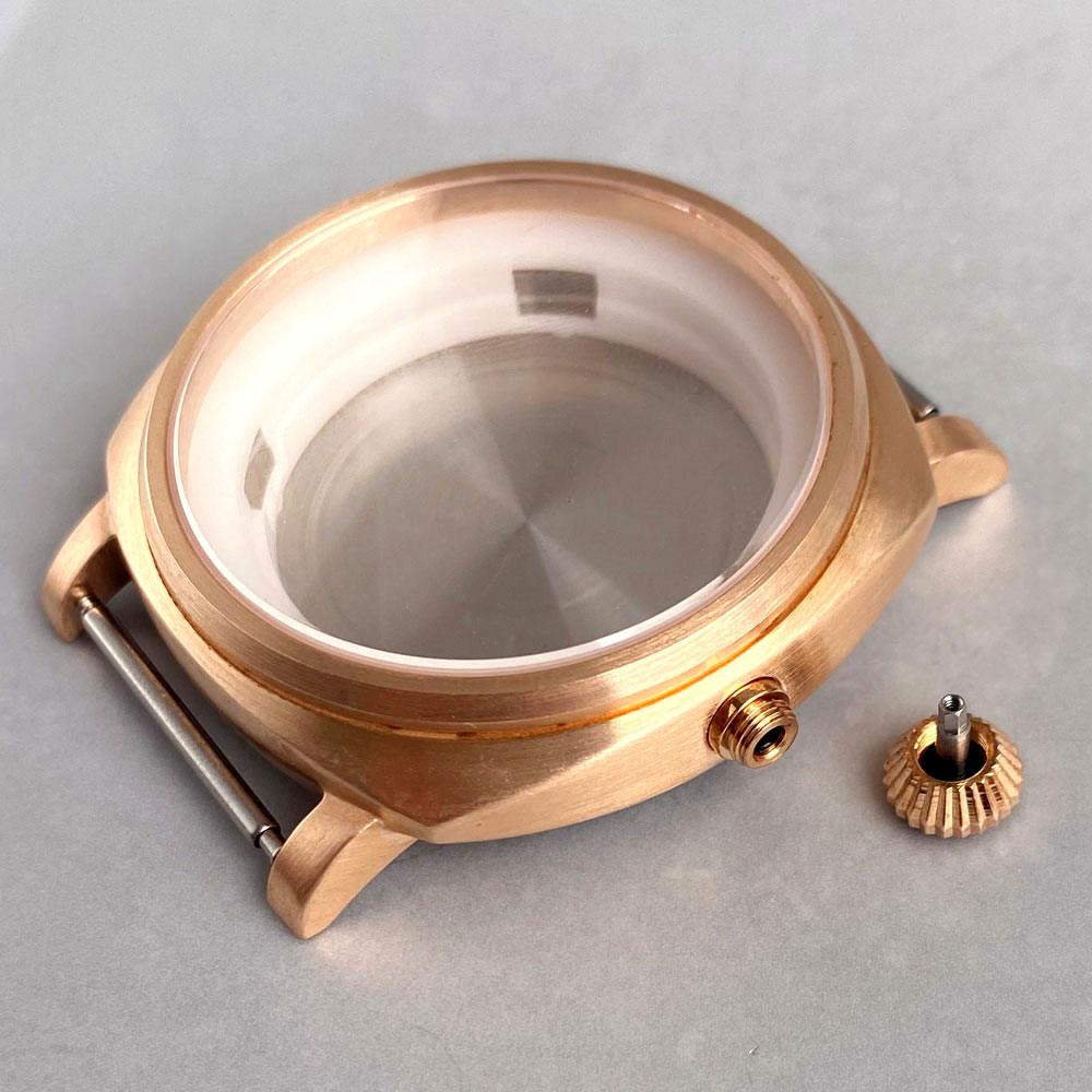 42mm CUSN8 Bronze Quadratische – Bronze Case Watch Bewertung und Preis