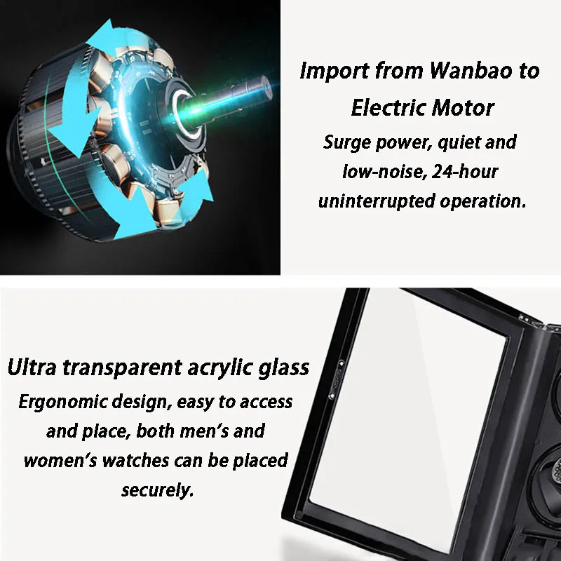 Luxuriöse 8-Slots-Uhrenbeweger – Luxury Watch Winder Box Bewertung und Preis