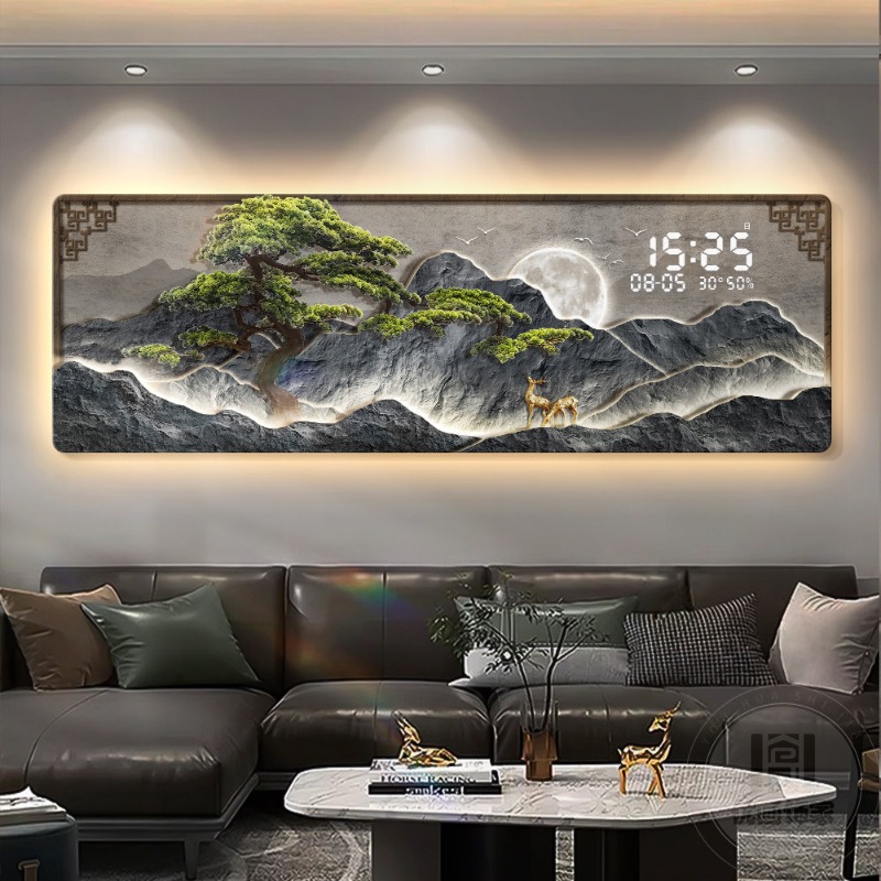 Große Luxus-Wanduhr Digital Mo – Luxury Watch Wall Clock Bewertung und Preis