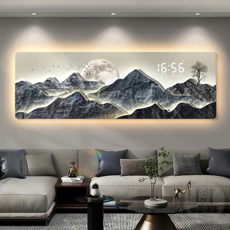 Große Luxus-Wanduhr Digital Mo – Luxury Watch Wall Clock Bewertung und Preis