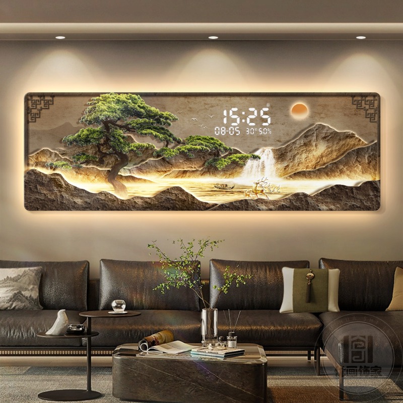Große Luxus-Wanduhr Digital Mo – Luxury Watch Wall Clock Bewertung und Preis