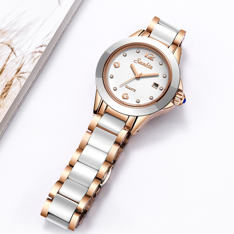 Sunkta Mode Lässig Quarz Frau  – Ladies Luxury Watch Bewertung und Preis