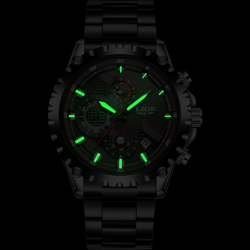 LIGE Top Marke Luxus Herren Mo – Luxury Watch All Brands Bewertung und Preis