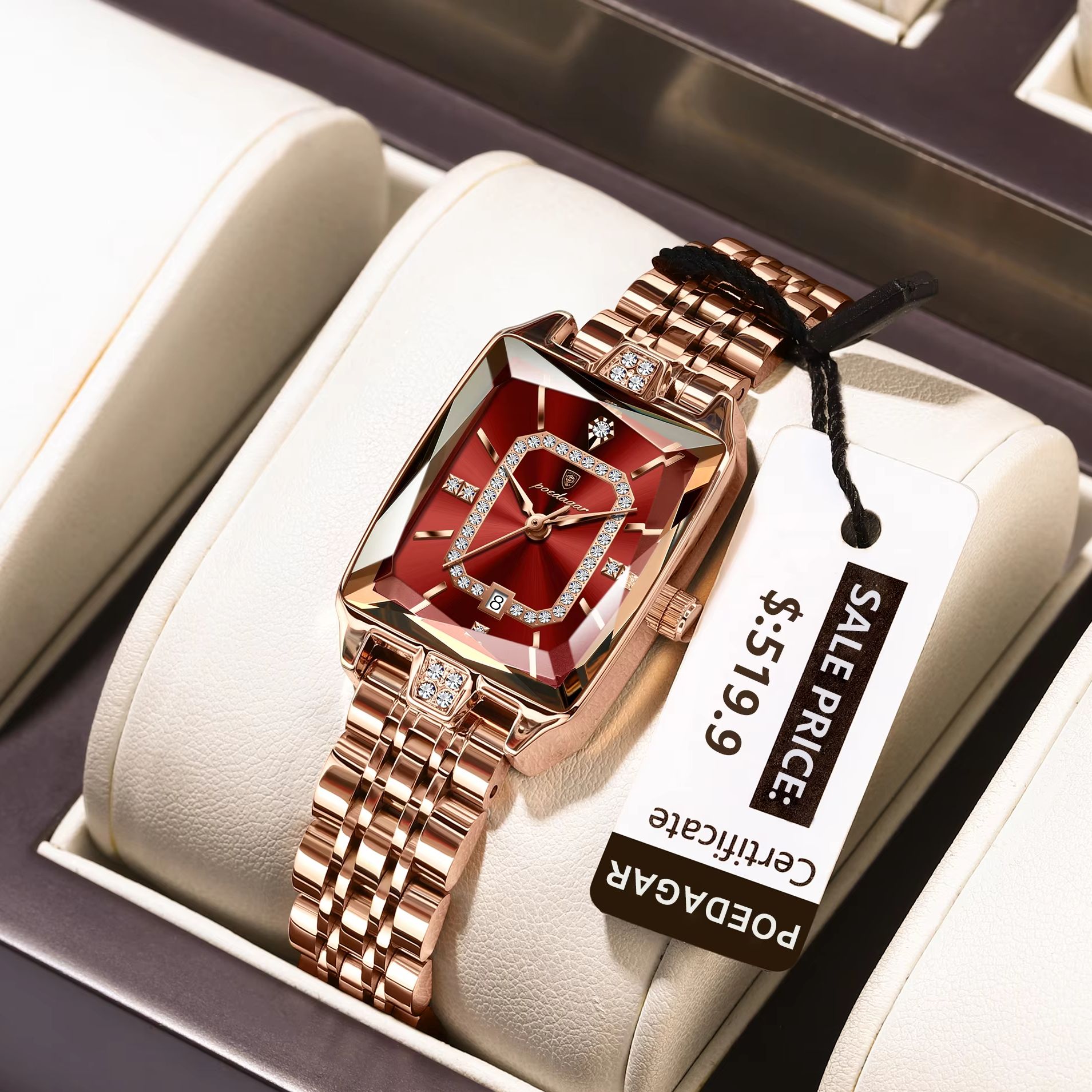 POEDAGAR Mode Elegante Frauen  – Ladies Luxury Watch Bewertung und Preis