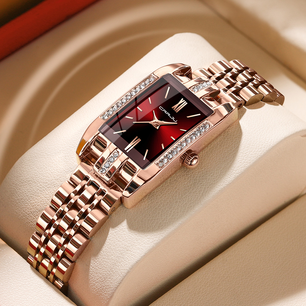 CRRJU Luxus Quadratische Uhr f – Ladies Luxury Watch Bewertung und Preis