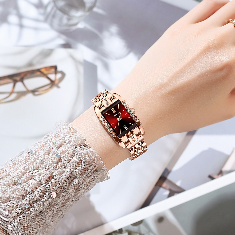 CRRJU Luxus Quadratische Uhr f – Ladies Luxury Watch Bewertung und Preis