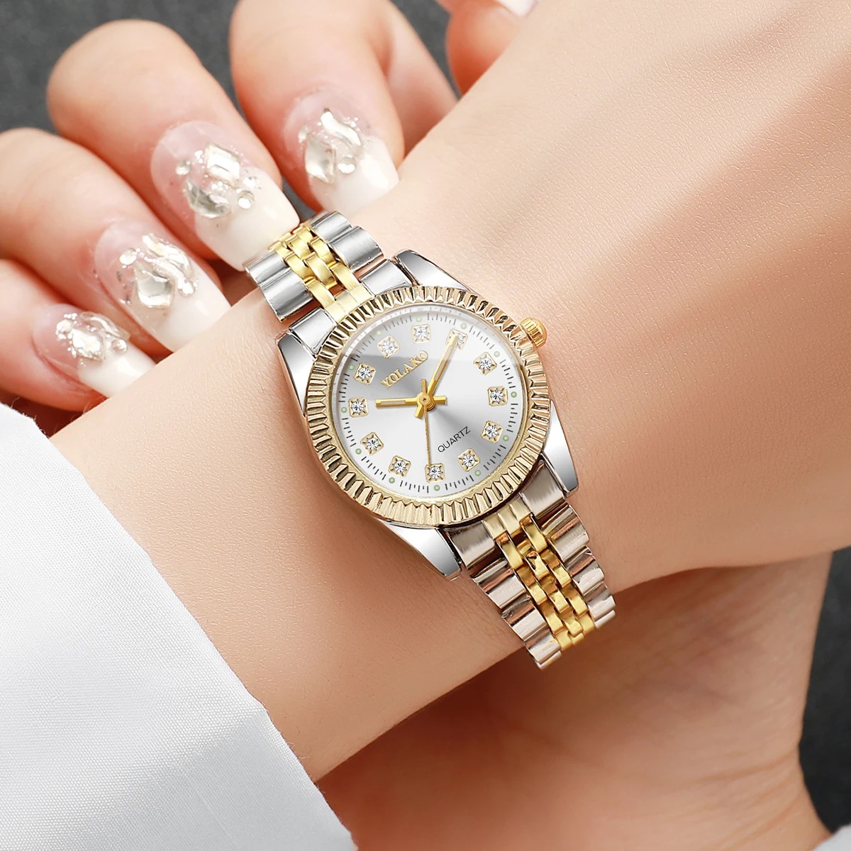 Mode-Strass-Damen-Quarzuhr, lu – Luxury Watch Travel Case Bewertung und Preis