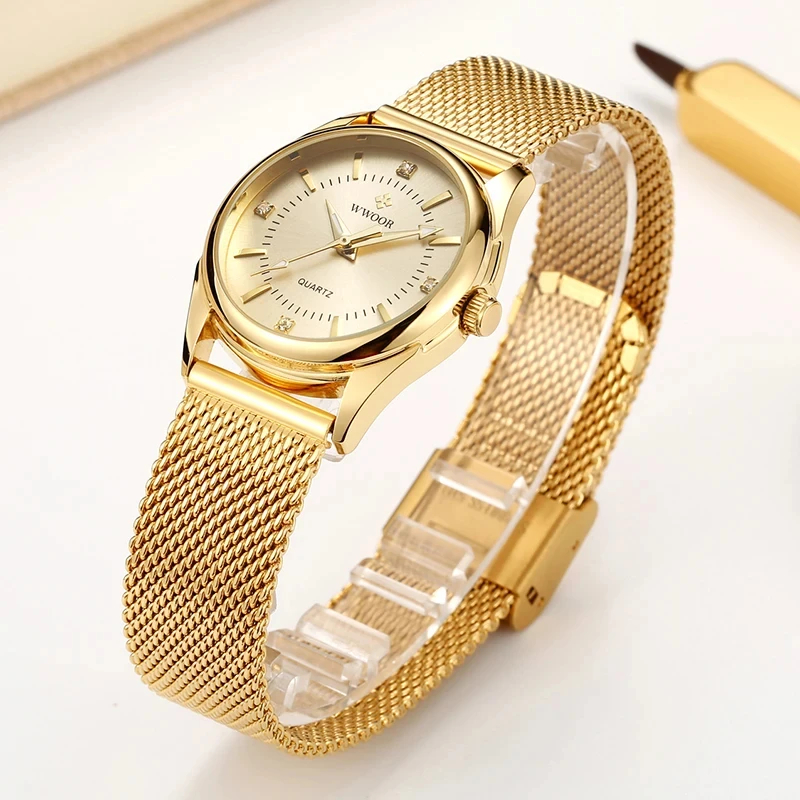 WWOOR Luxus Marke Kleid Gold U – Luxury Watch Brand For Women Bewertung und Preis